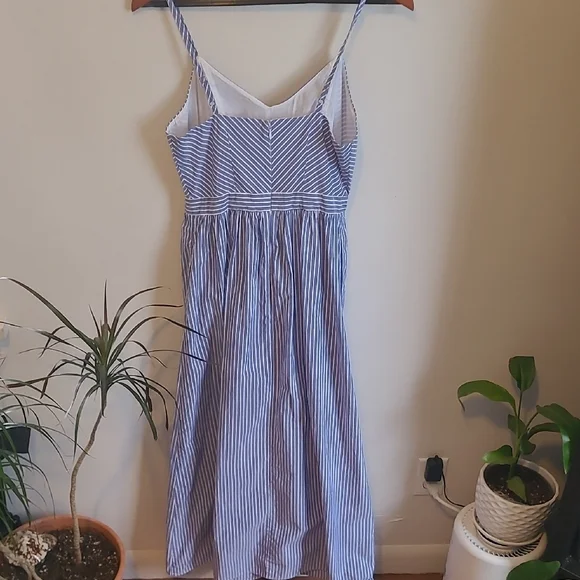 Striped Blue Sundress - Picture 3 of 5